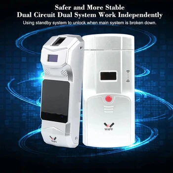 

HF-011 wafu Touch Lock Wireless Smart Lock Electronic Door Lock Phone Control Remote Control Finger Invisible Locks
