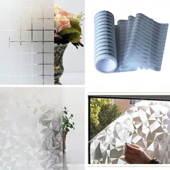 

40/45/50/60*200cm Frosted Static Decorative Window Film Glass Sticker Privacy Film Bedroom kitchen Moving door Office Home Decor