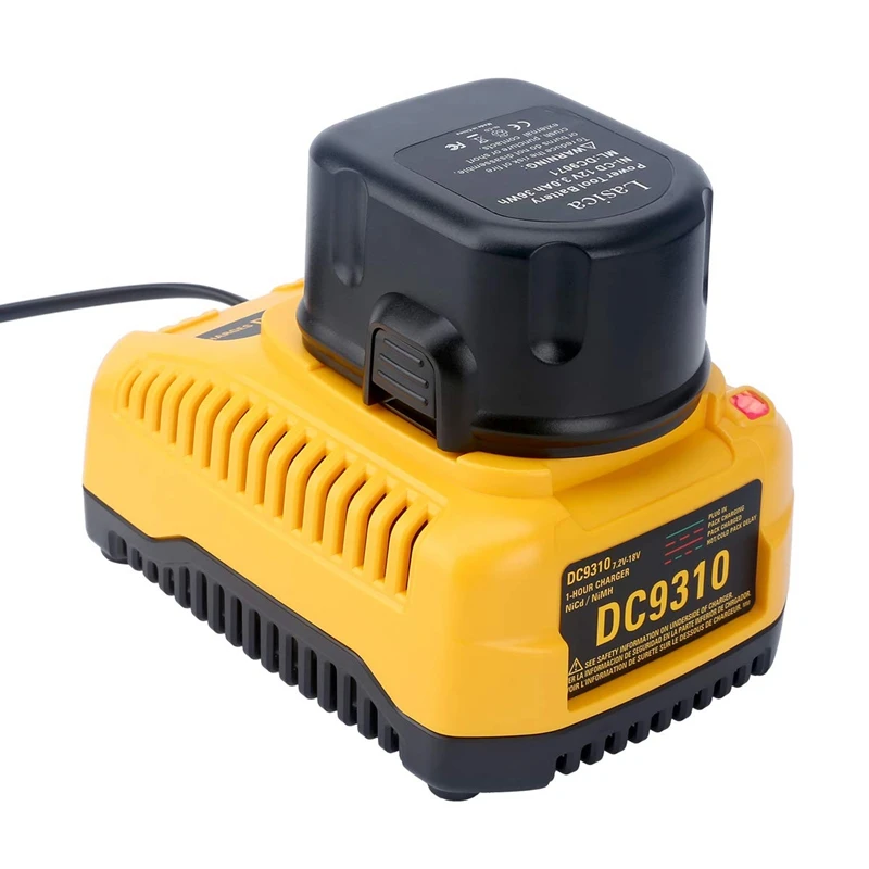 Dc9310 быстро Зарядное устройство для Dewalt 7,2 в-18 в хпр никель-металлогидридного и никель-металл-гидридных или никель Батарея Dc9096 Dc9098 Dc9099 Dc9091 Dc9071 De9057 Dw9096 Dw9094 Dw90