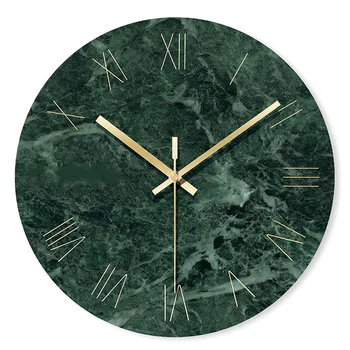 

Marble Wall Clock Simple Decorative Creative Nordic Modern Marble Clock Wall Clock