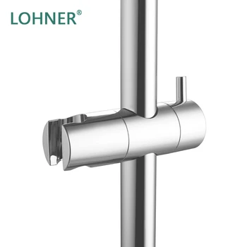 

Lohner Hand Held Shower Head Holder Slider Bar Height Angle Adjustable Sprayer Holder Shower Rod Replacement