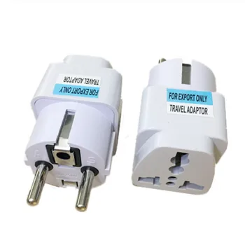 

Universal Germany Korea EU AC Power Plug Adapter US/AU/UK to DE KR Plug Socket Converter Travel Plug