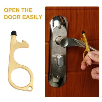

2020 Open Presses Elevator Tool Door Handle Key Door Opener Contactless Kit Hand Hygiene Antimicrobial Insulation NO Touch Door