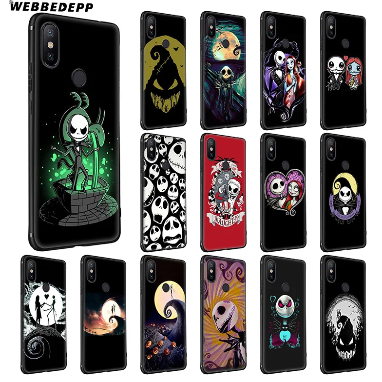 Jack Skellington мягкий чехол для Xiaomi mi a1 A2 A3 9T Pro CC9 CC9E и Red 7A K20 Note 8 |