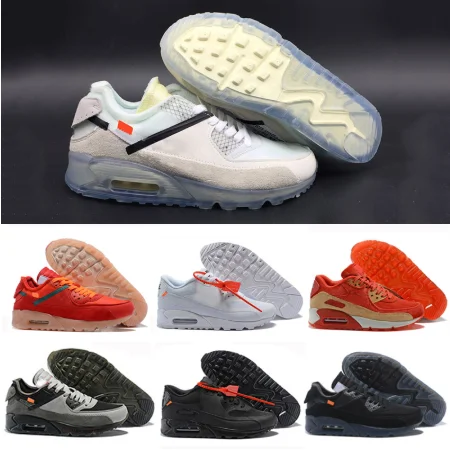 

2020 Release Air Best Quality 90 Desert Ore Sneakers Off Hyper Jade 2.0 White Bright Mango Men Women Sports Running Shoes AA7293