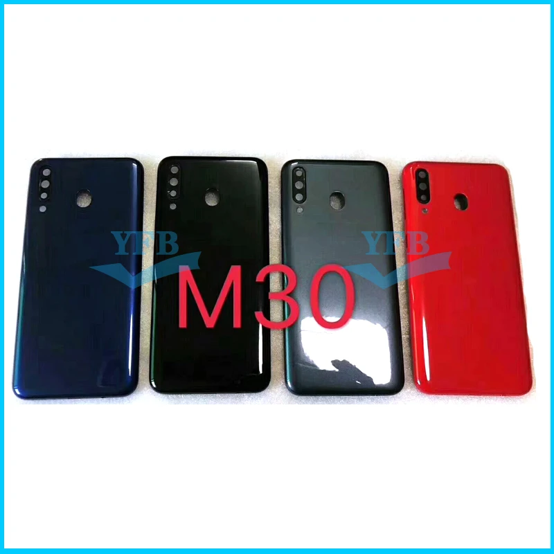 Задняя крышка чехол на батарейку задняя корпус для samsung Galaxy M10 M20 M30 дверь |