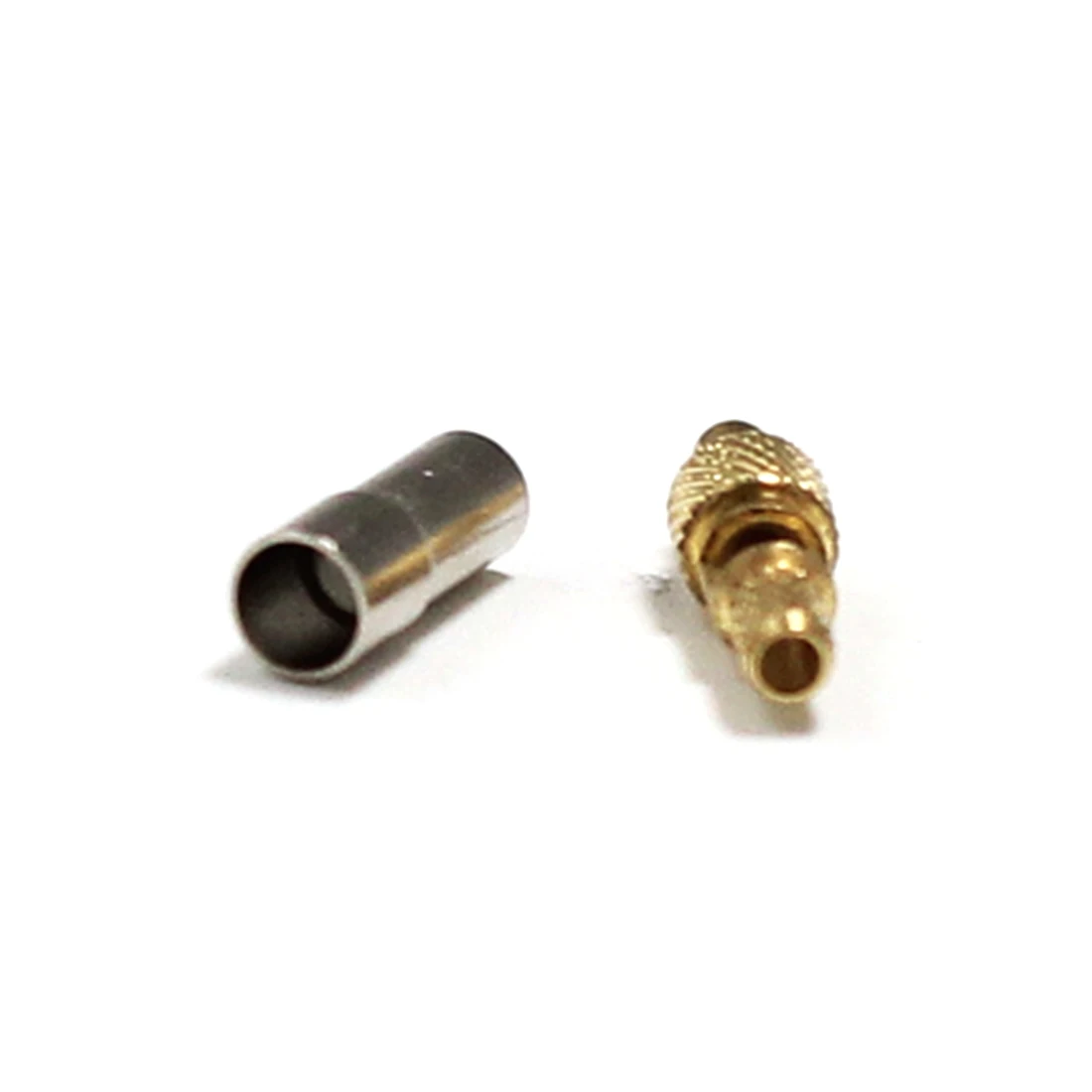 New  MMCX Male Plug  RF Coax Convertor Connector  Crimp For RG178 Cable Wholesale Straight Goldplated Wire Terminal