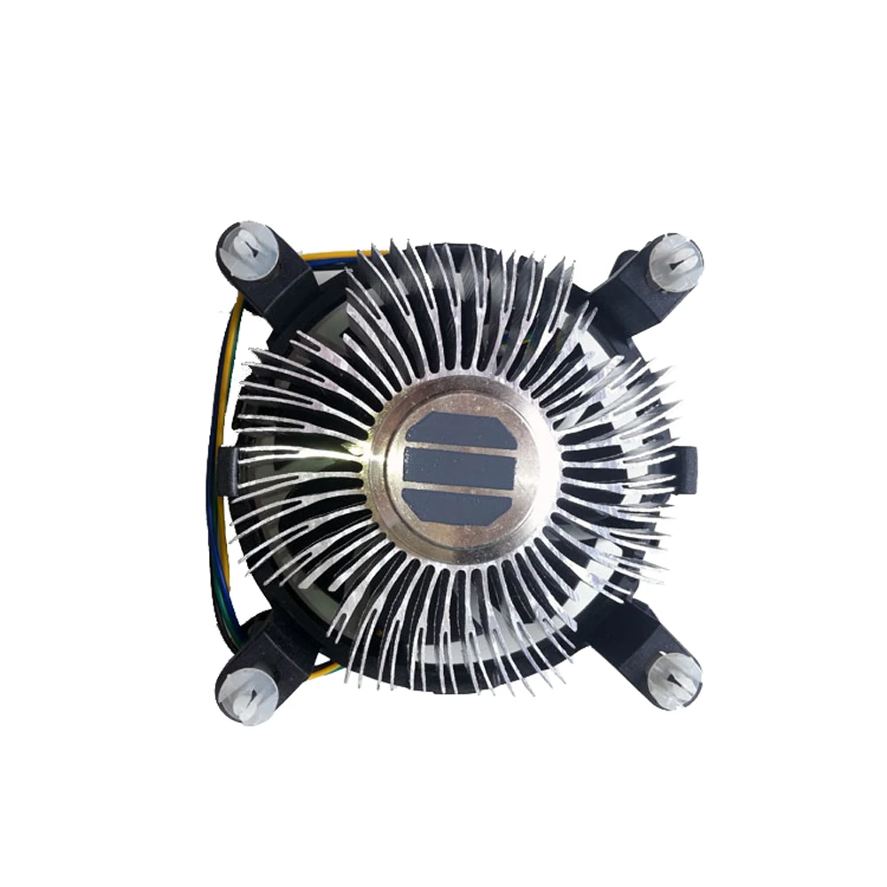 

Useful Computer Components Quiet Radiator Aluminum Office System Universal CPU Fan Heatsink Cooler Home Accessories For Intel