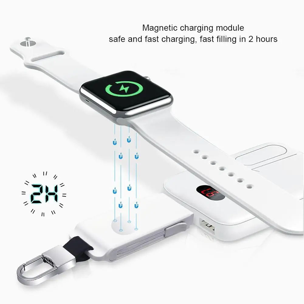 3 в 1 СВЕТОДИОДНЫЙ модуль панели управления Тип usb C осветительный кабель для наручных часов Iwatch, 4/3/2/1 44 мм 40 мм, 42 мм, 38 мм, версия 2A мини