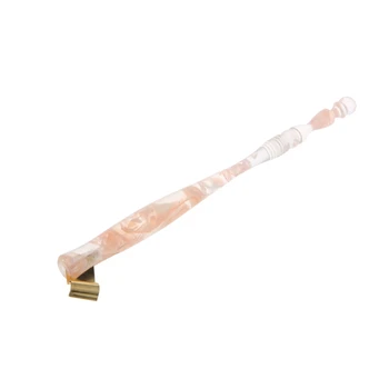 

Antique Oblique Calligraphy Script Dip Pen Nib Holder Cherry Blossom Signature