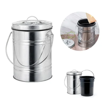 

Kitchen Compost Bin Compost Bucket Indoor Odorless Countertop Compost Pail Kitchen Garden Food Waste Bins Kitchen Accessories