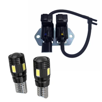 

3 Pcs Car Accessories:2 Pcs Car T10 Led Light 5730 6Smd 12V Bulbs & 1 Pcs Vacuum Switch Solenoid Valve for Mitsubishi
