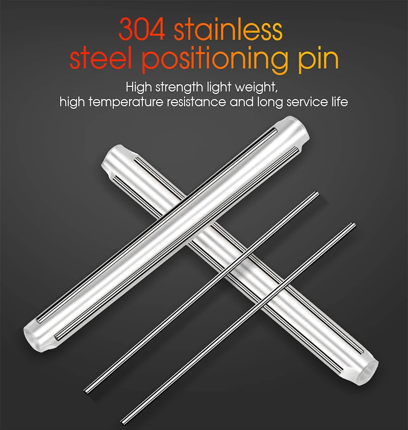 100/200/500PCS Fiber optic heat shrink tubing 60mm Double steel needle fiber opt