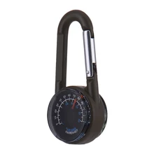 2 шт 3 в 1 алюминиевый карабин с компасом термометр брелок для ключей для походов кемпинга