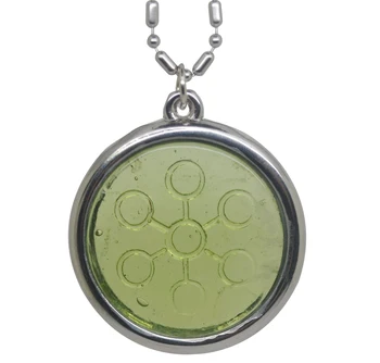 

offer test video 5PCS/lot Free shipping high ion 6000cc bio energy pendant stainless steel Energy scalar pendant necklace glass