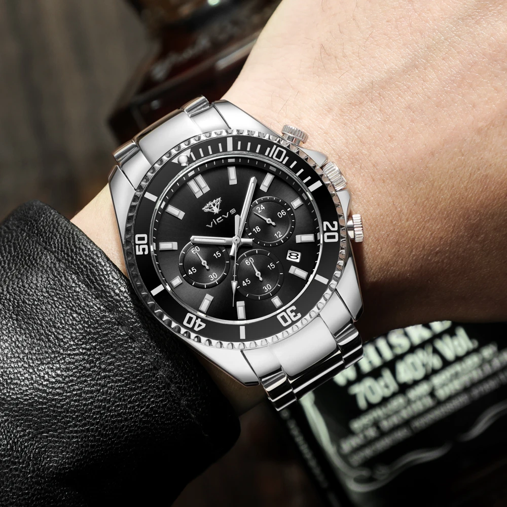 

reloj relogio masculino de luxo Fashion Business Waterproof Quartz Wrist Watch Men Top Brand Luxury Stainless Steel Sport часы