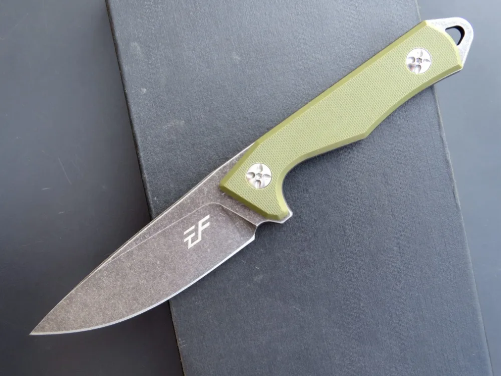 Eafengrow New EF107 Straight Knife D2 Steel Blade Fixed Portable Hunting HARNDS Survival Camping Tactical Kitchenware Tool