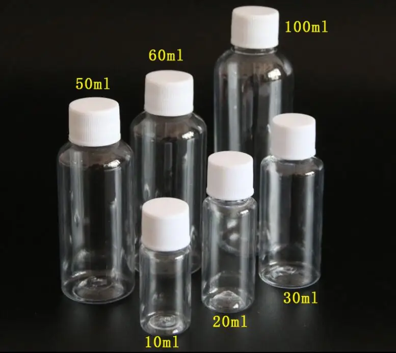 maksimere Gade shampoo 100pcs/lot 10ml 20ml 30ml 50ml 60ml 100ml Plastic Shampoo Bottles Plastic  Bottles For Travel Container For Cosmetics Lotion - Refillable Bottles -  AliExpress