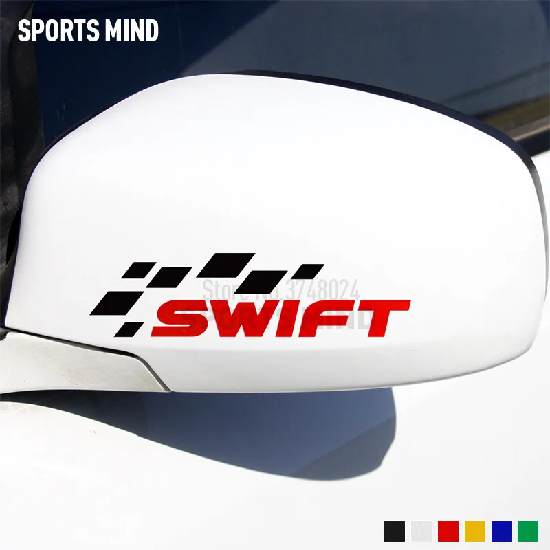 1 пара виниловая наклейка на автомобиль для Suzuki Swift Sport Аксессуары для автомобилей автомобиля зеркало заднего вида наклейки на ногти