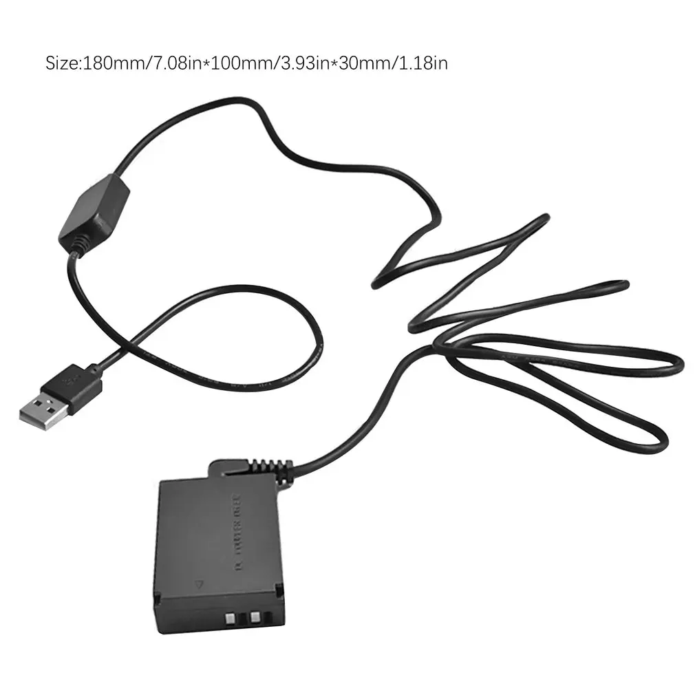 

LP-E12 DR-E12 DC Coupler Fake Dummy Battery CA-PS700 USB Cable Adapter for Canon Camera EOS M EOS M2 M10 M50