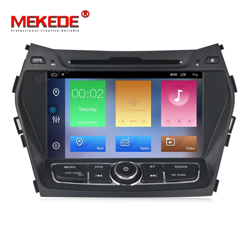 2din Android 9,0 автомобильный DVD мультимедийный плеер для hyundai IX45 Santa fe 2013 авто MP5 Радио стерео плеер с wifi BT gps камерой