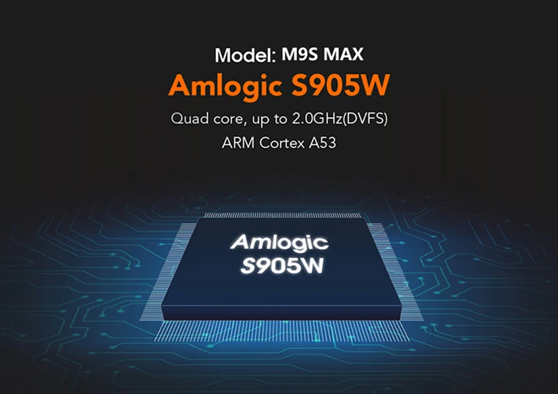 M9S MAX Android 7,1 ТВ-приставка Amlogic S905W четырехъядерный 2 Гб ОЗУ 16 Гб ПЗУ медиаплеер 2,4G Wifi 4K HD Смарт-приставка pk X96 mini