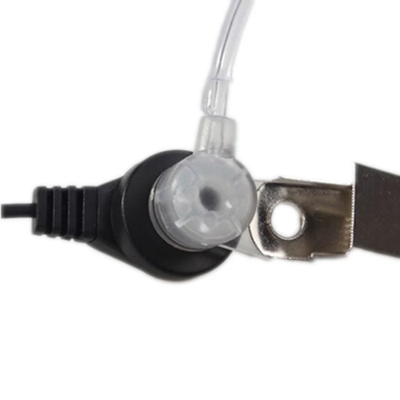 2 Pin тайная акустическая Воздушная трубка микрофон наушники вкладыши гарнитура