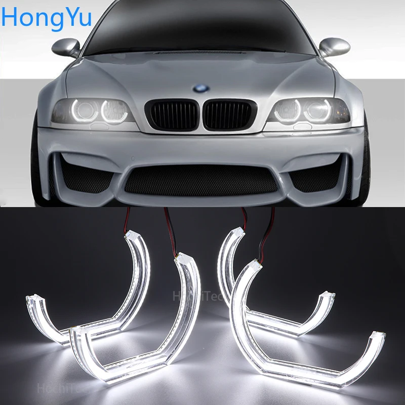 Excellent-Ultra-bright-DTM-Style-led-Angel-Eyes-halo-rings-For-BMW-E46 ...