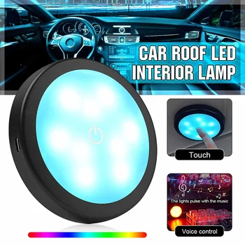 

Magnetic Ceiling Lamp Atmosphere Light Car Trunk Van Roof LED Interior Lamp Portable Reading Light Dome LED Lamp USB Charging