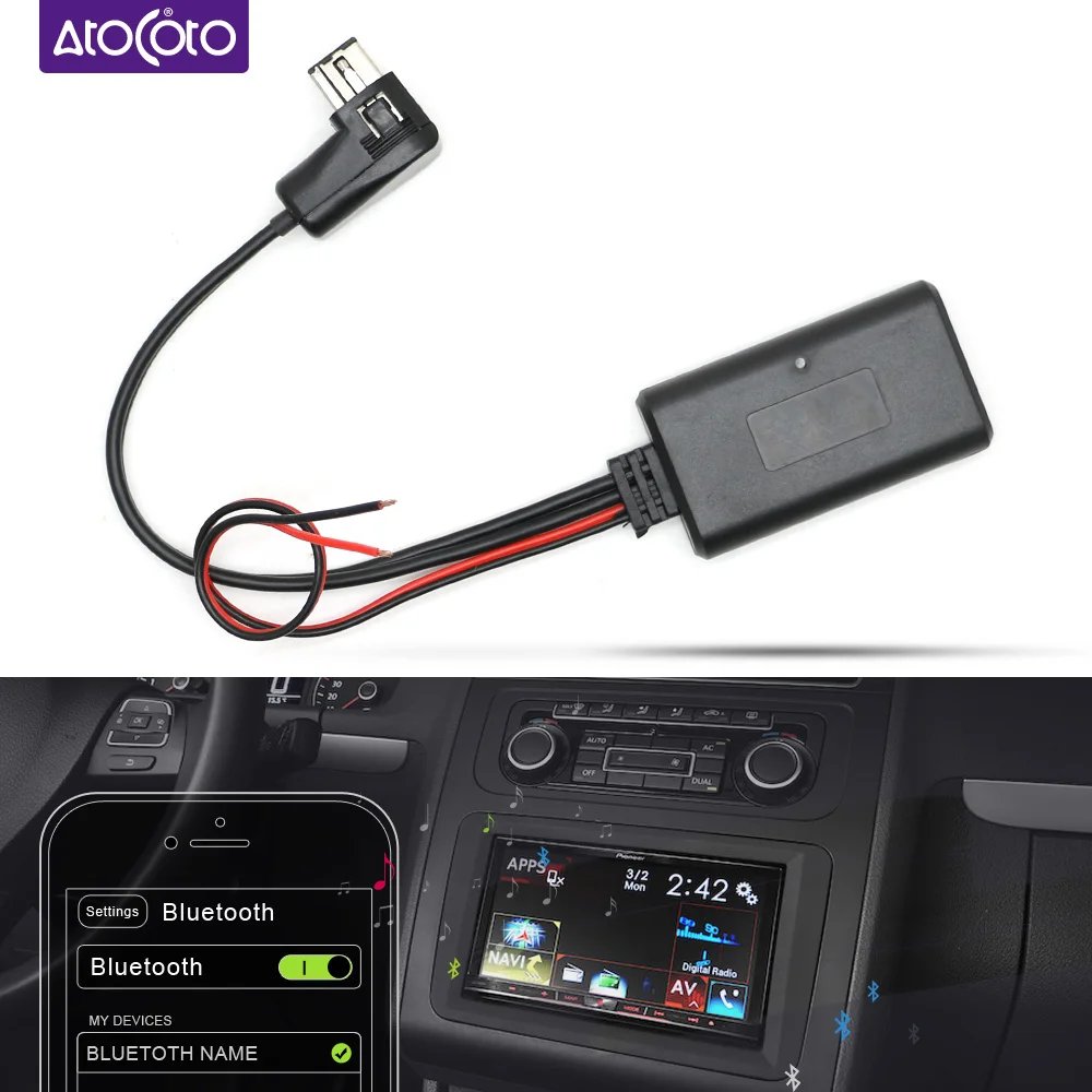 Автомобильный Bluetooth 5 0 Модуль 11 Pin-код IP-BUS Подключите кабель AUX адаптер для Pioneer