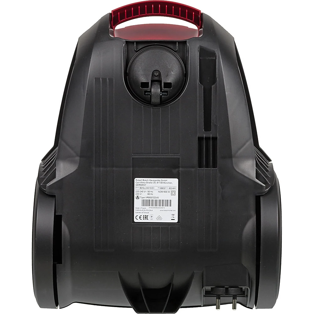 Пылесос Bosch BZGL2A310 600Вт красный/черный