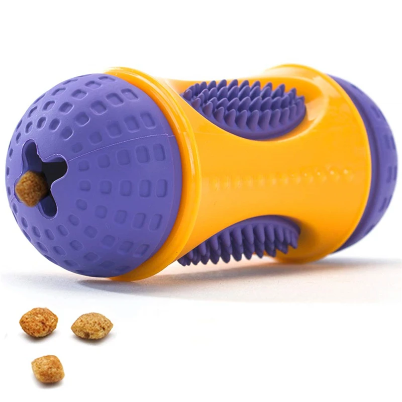 

Hipidog Dog Treat Dispenser Dog Toys Interactive Dog Rubber Chewer for Medium and Large Dogs