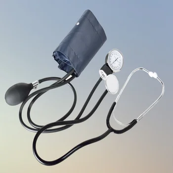

Aneroid Sphygmomanometer and Stethoscope Kit Smart Manual Health Blood Pressure Cuff with Standard Cuff and Stethoscope