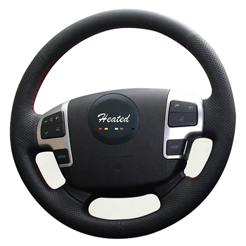 

Steering Wheel Cover for Toyota Land Cruiser 2008-2015 Car accessories Braid on the steering wheel Tampa do volante do carro