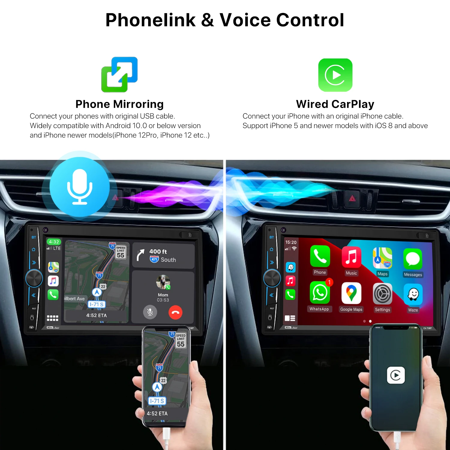 2din Carplay Radio 7