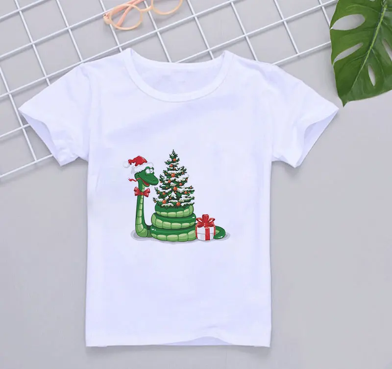 Новинка года; Детские Рождественские рубашки; чулки с оленем и Санта-Клаусом; Рождественская футболка; Рождественская рубашка для мальчиков и девочек; модная Милая футболка - Цвет: 930