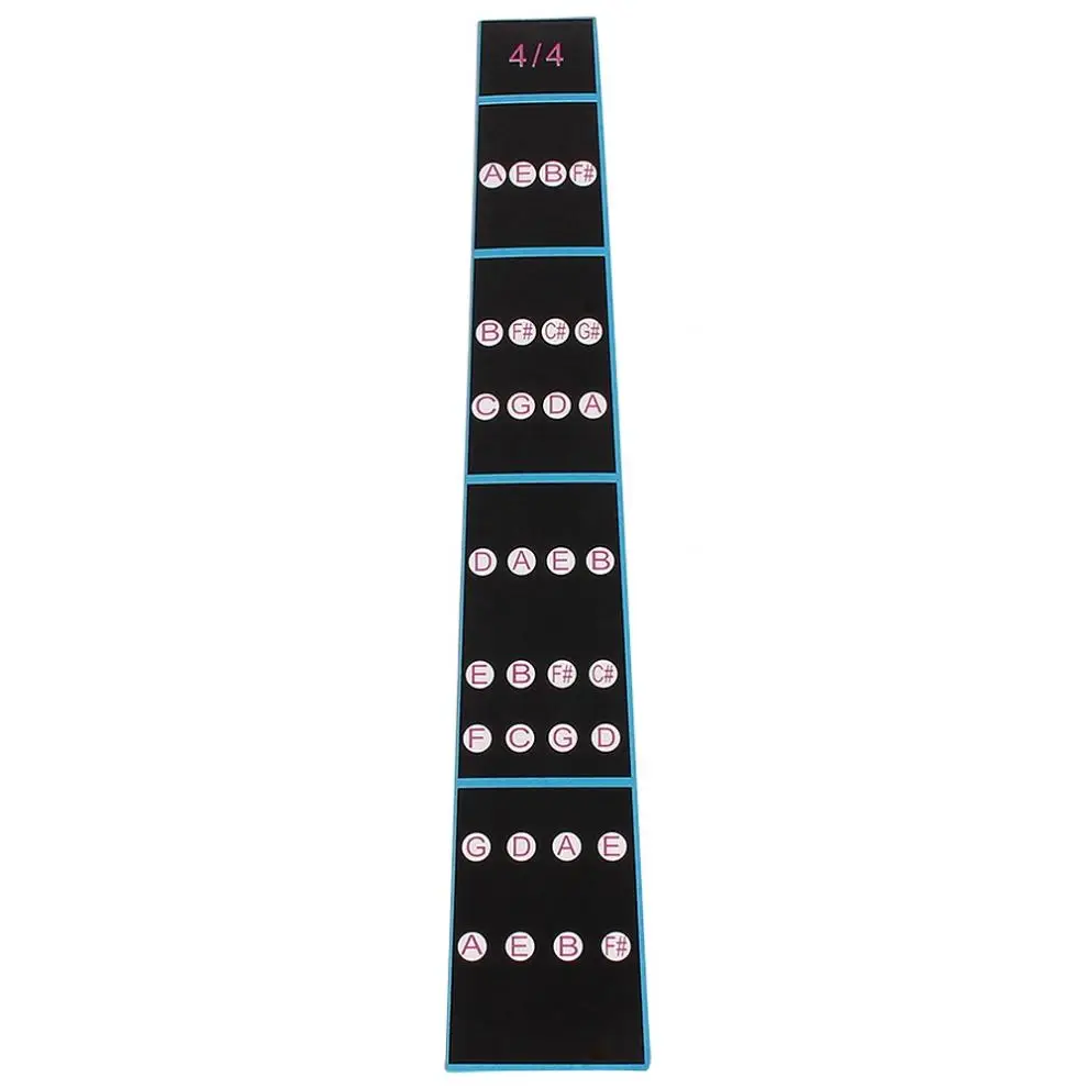 Violin fretboard stickers 4/4 violin fingerboard sticker fretboard note label fingering chart practice finger guide beginner violin parts accessories