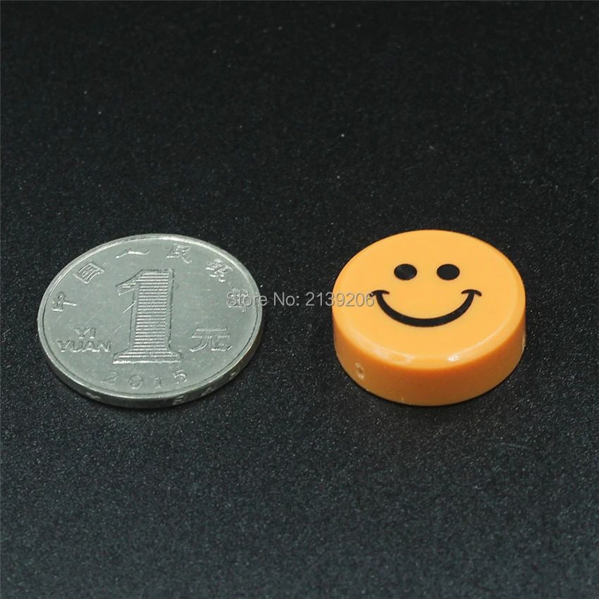 20 PCS Smiley faces-shape strong colorful neodymium whiteboard toy magnets fridge sticker