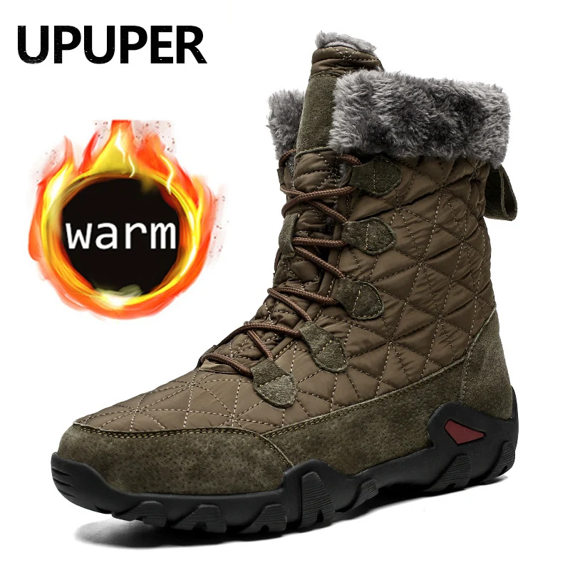 UPUPER/Новые мужские ботинки; зимняя теплая обувь; армейские ботинки в военном стиле; обувь в военном стиле; модные зимние ботинки; Рабочая обувь; мужская обувь