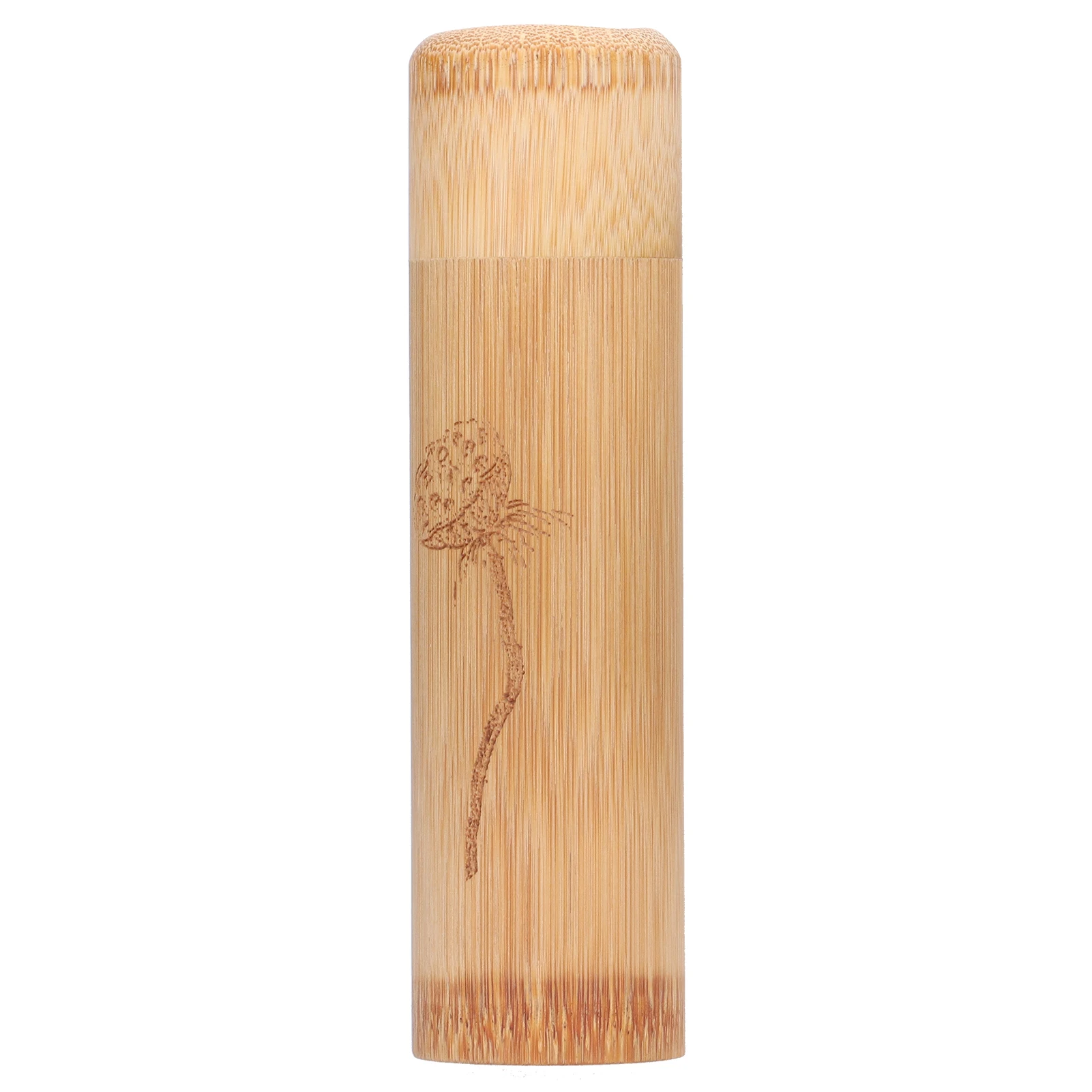 Round Bamboo Tea Canister Storage Container For Coffee Beans Nuts tea tin box tea canister