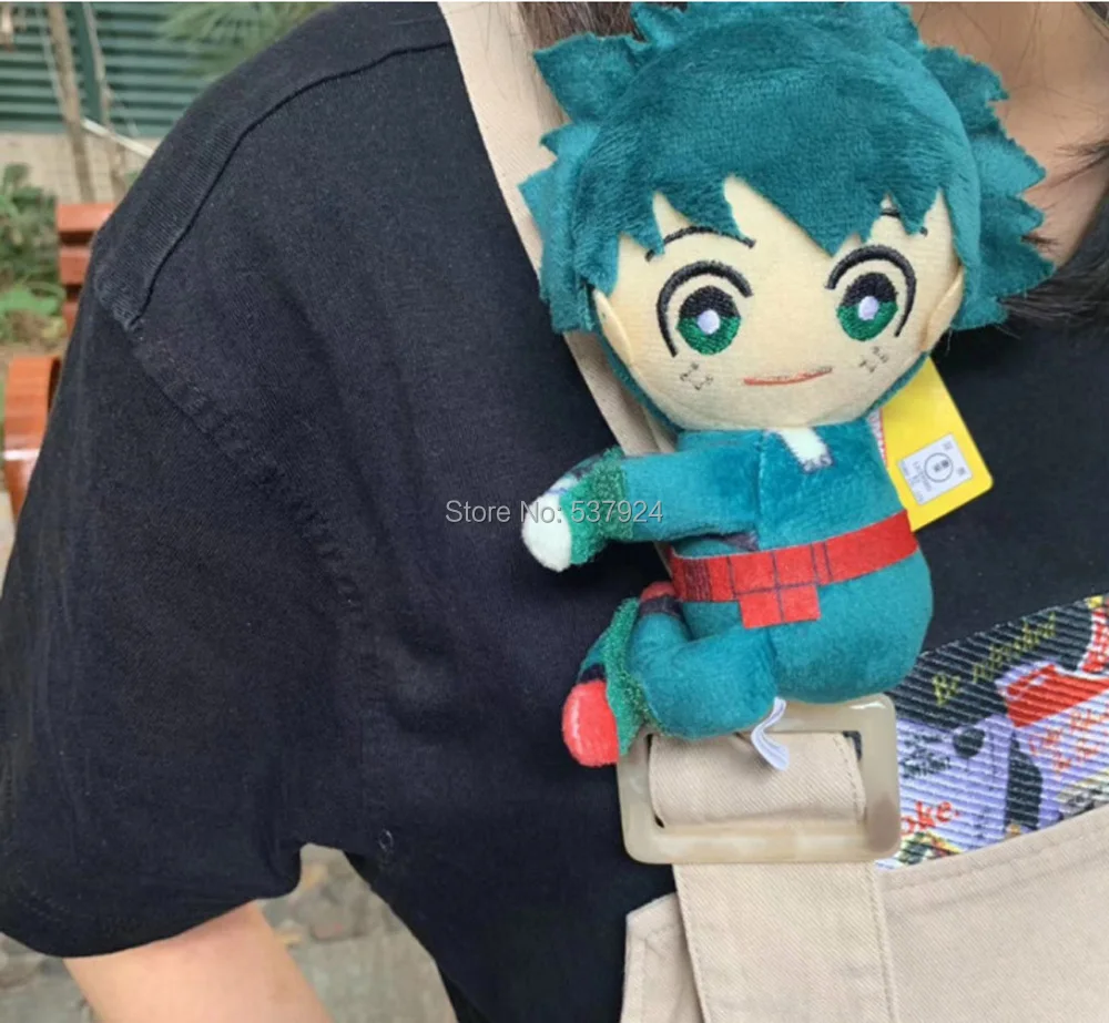 Новинка, 10 шт., плюшевые куклы My Hero Academy Bakugou Katsuki Todoroki Shoto Midoriya Izuku, 1,5-6 дюймов, 4-15 см - Цвет: D Midoriya Izuku10cm