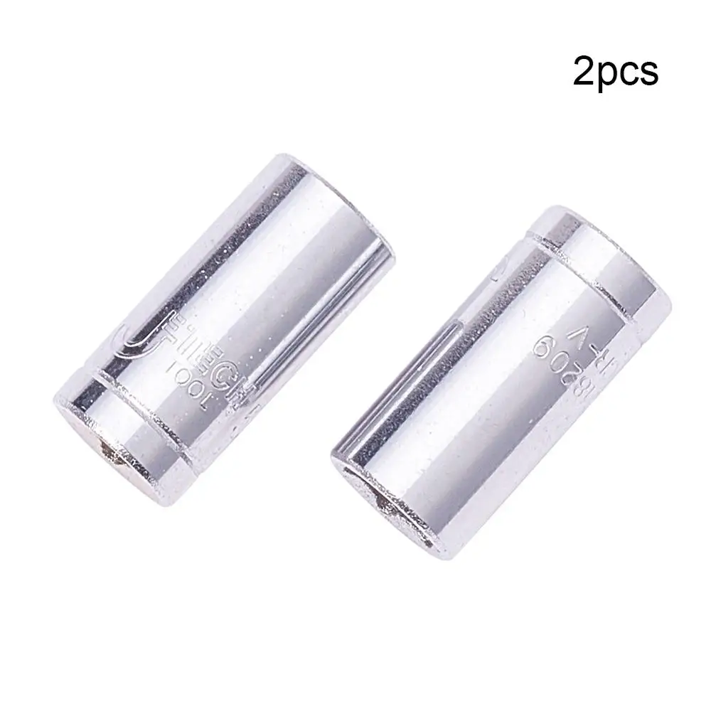 0.31 inch x2pcs 1/" Привод 7/32"~ 1/" и E4~ E10 короткий рукав 6-заостренных винтов с шестигранной хром-ванадиевой Сталь 6 точечный мост гайка с шестигранной воздействие гнездо 2 шт - Цвет: 0.31 inch x2pcs