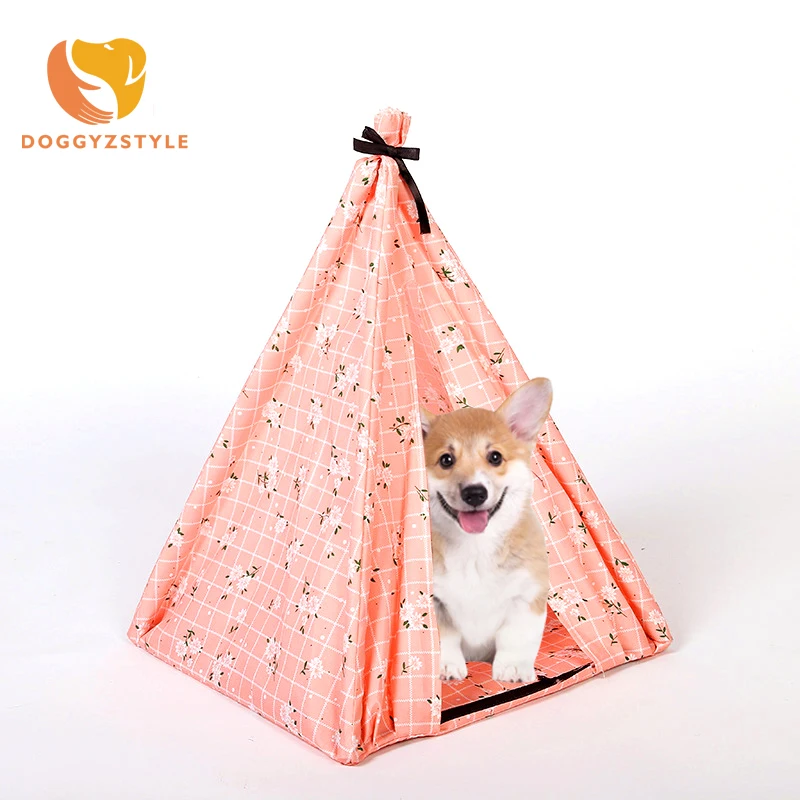 

Pet Tent Dog Kennel Folding Dog Cat HouseTent Easy Operation Dog Fence Gate Easy Clean Puppy Bed Mat Indoor Outdoor Pet Supply