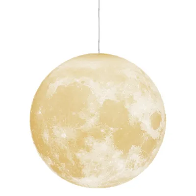 

3D Print Pendant Lights Novelty Creative Moon Atmosphere Night Light Lamp Restaurant/Bar Hanging Lighting