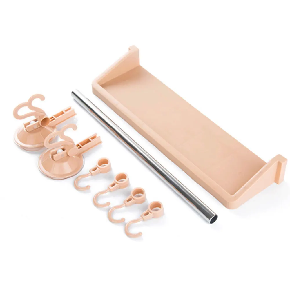 Wall Shelf 4 Color Home Bathroom Furniture Storage Rack Practical Plastic Household Gadget Convenient Durable Holder