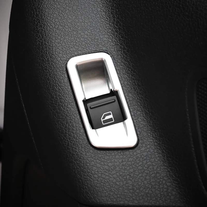 Carманго для VW Volkswagen Tiguan 2010- Авто стеклокнопка переключатель кнопка переключатель рамка Крышка Sitcker отделка