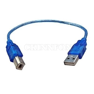 100 шт./лот USB2.0 кабель для принтера тип А мужской тип в мужской двойной экранирующий сканер синхронизации данных Высокая скорость для hp Canon Epson