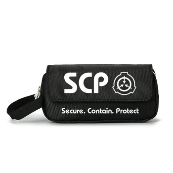 

SCP Special Containment Procedures Foundation Cosplay Luminous Student School Pen Pencil Case Cosmetic Makeup Bag