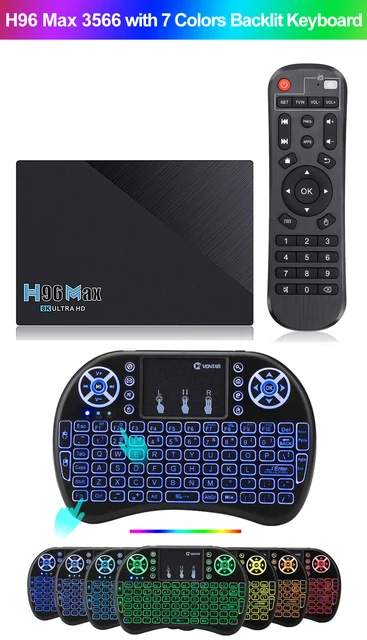 H96 MAX 3566 Android 11 H96 Tv Box With Rockchip RK3566, 8GB RAM,  64GB/128GB Storage, 2.4G/5G WiFi, And 8K Media Player 4G RAM And 32G  Storage Options Available From Streamtech, $51.14