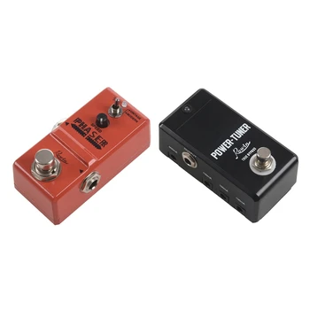 

1 Set Guitar Effect Pedal Analog Phaser Guitar Effect Pedal & 1 Set Guitar Tuner Effect Power Supply Us Plug